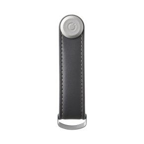 orbitkey Schlüssel-Organizer leather charcoal with grey stitching